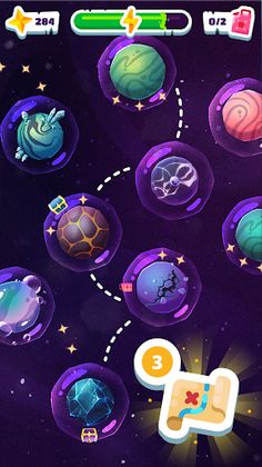 Planet Odyssey: Robot jumps th - Screenshot 3