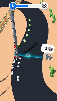 Racoon Racing 3D - Screenshot 1