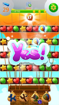 Balloon Match 3: Paradise Pop - Screenshot 1