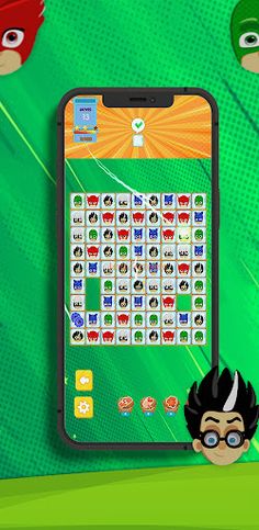 PJ: Match Super Heroes Masks - Screenshot 2