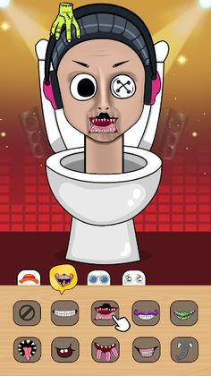 Mix Toilet Monster Makeover - Screenshot 1