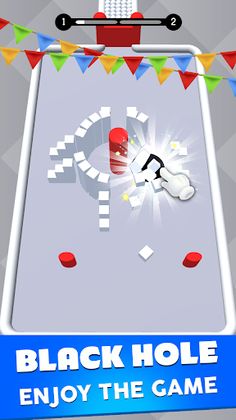 Black Color Hole 3D - Ball - Screenshot 1