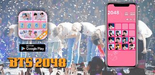 BTS 2048 Game - Muti level - Screenshot 1