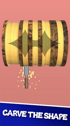 Wood Carving 3D - Turning Game - Screenshot 1