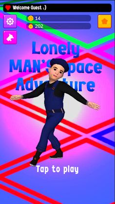 Lonely Man's Space Adventure - Screenshot 1