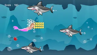 Shark Dash Mermaid - Screenshot 2