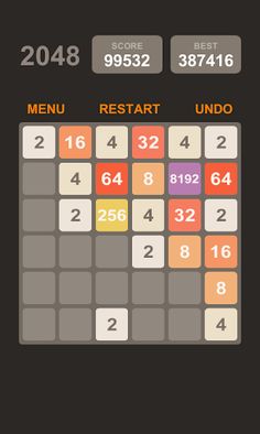 2048 Number Puzzle Game - Screenshot 1