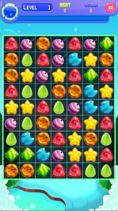 Fantasy Jelly Square - Match 3 - Screenshot 3