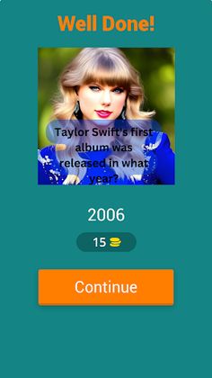 TAYLOR SWIFT QUIZ - Screenshot 2