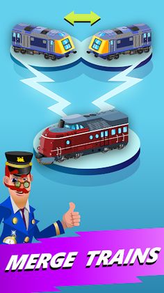 Train Merger Idle Train Tycoon - Screenshot 1