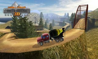 Uphill Cement Truck Driving 3D - Screenshot 1