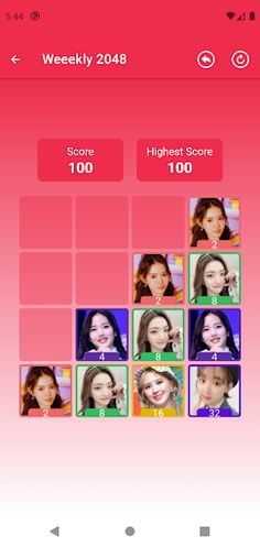 Weeekly 2048 Game - Screenshot 3