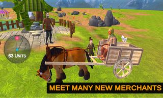 Horse Cart Carriage Game 3D - Screenshot 2