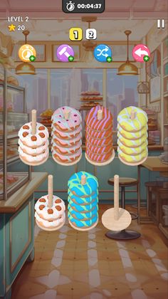 Donut Sort Match 3D Game - Screenshot 2