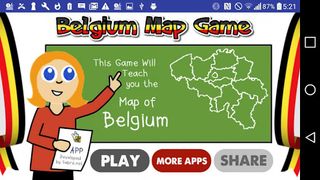 Belgium Map Puzzle Game Free - Screenshot 1
