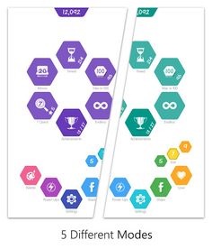 Hexagon Colors - Relaxing game - Screenshot 3