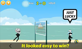Super Troll: Volleyball - Screenshot 2