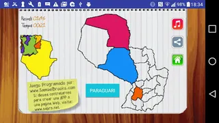 Juego del Mapa de Paraguay - Screenshot 2
