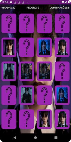 Wednesday Matching Game - Screenshot 3