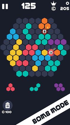 Hexa Mania Fill Hexagon Block - Screenshot 3