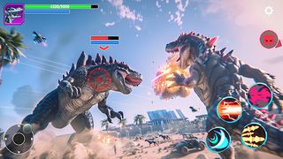 Mech War: Jurassic Dinosaur - Screenshot 1