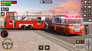 Fire Engine Truck Driving Sim - Screenshot 1