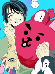 KPOP Idol Coloring by Numbers - Screenshot 3