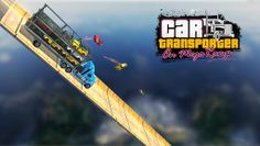 Car transporter on Mega Ramp - Screenshot 2