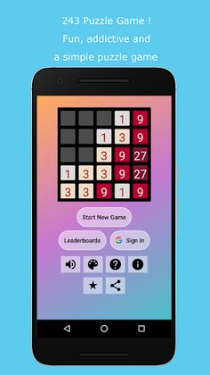 243 Puzzle Game - Screenshot 1