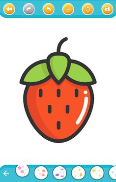 sweet fruit coloring - Screenshot 1