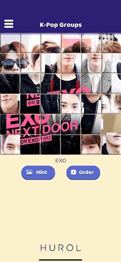 K-Pop Sliding Puzzle - Screenshot 3