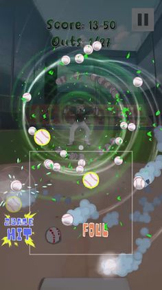 10xBaseball: 10 balls at once - Screenshot 1