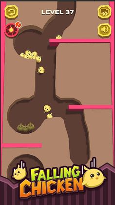 Falling chicken - Screenshot 1