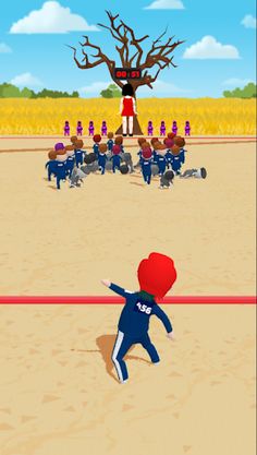 Squid Survival Challenge Game - Screenshot 1