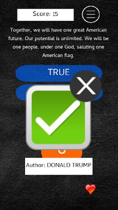 Trump Quote Game - Screenshot 2