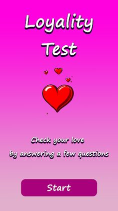 Love Test: Loyality Tester - Screenshot 1