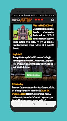 Král Jister 2 - česká textovka - Screenshot 3