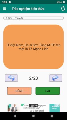 Trắc nghiệm kiến thức - Trac n - Screenshot 1