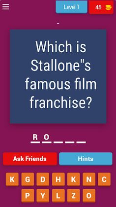 SLY STALLONE FAN QUIZ - Screenshot 1