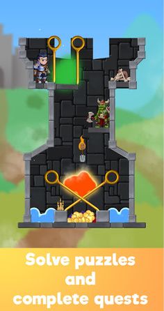 Hero Adventure : Pull the pin  - Screenshot 1