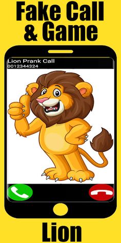 Fake Call Lion Game - Prank Ca - Screenshot 4