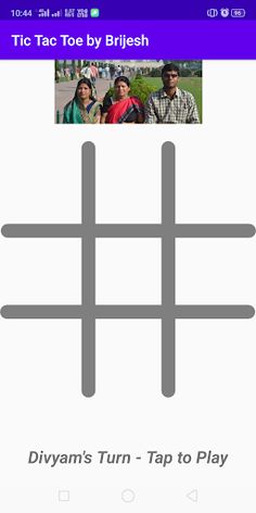 Tic Tac Toe by Brijesh - Screenshot 1