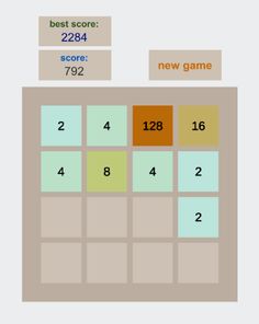 Game 2048 - Screenshot 1