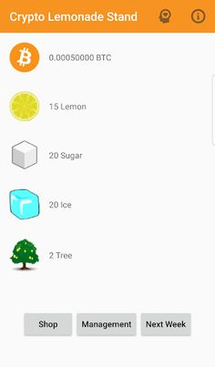 Crypto Lemonade Stand - Screenshot 1