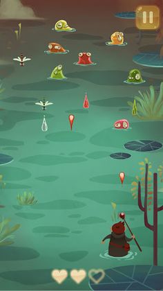 Wizard vs Swamp Creatures - Screenshot 1