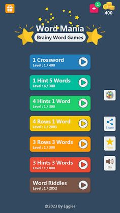 Word Mania - Brainy Word Games - Screenshot 1