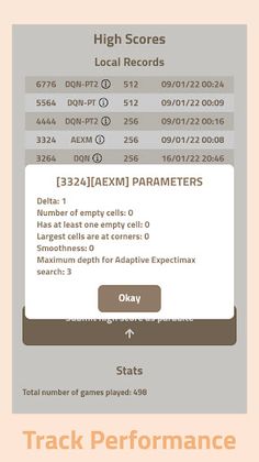 AI Simulator: 2048 - Screenshot 4