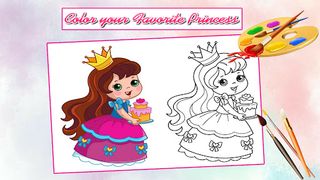 Princess Coloring:Drawing Game - Screenshot 3