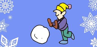 Snowball rolling - Screenshot 1