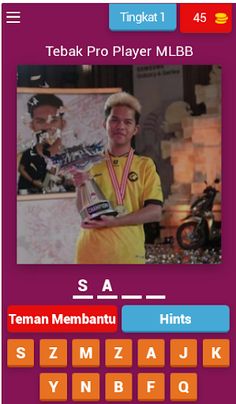 Tebak Pro Player - Screenshot 1